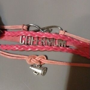 Cheermom pink bracelet (sku 963)
